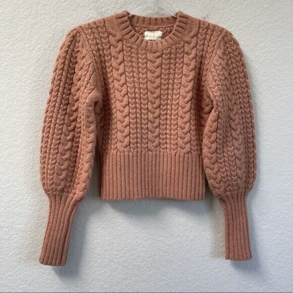Doen Mulberry Sweater Maple Blush Pink Size XS NWT - Picture 2 of 5